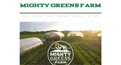 Desktop Screenshot of mightygreensfarm.com