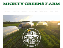 Tablet Screenshot of mightygreensfarm.com
